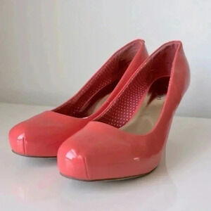 Madden Girl Pink Coral Heals Size 10 Womens Shoes